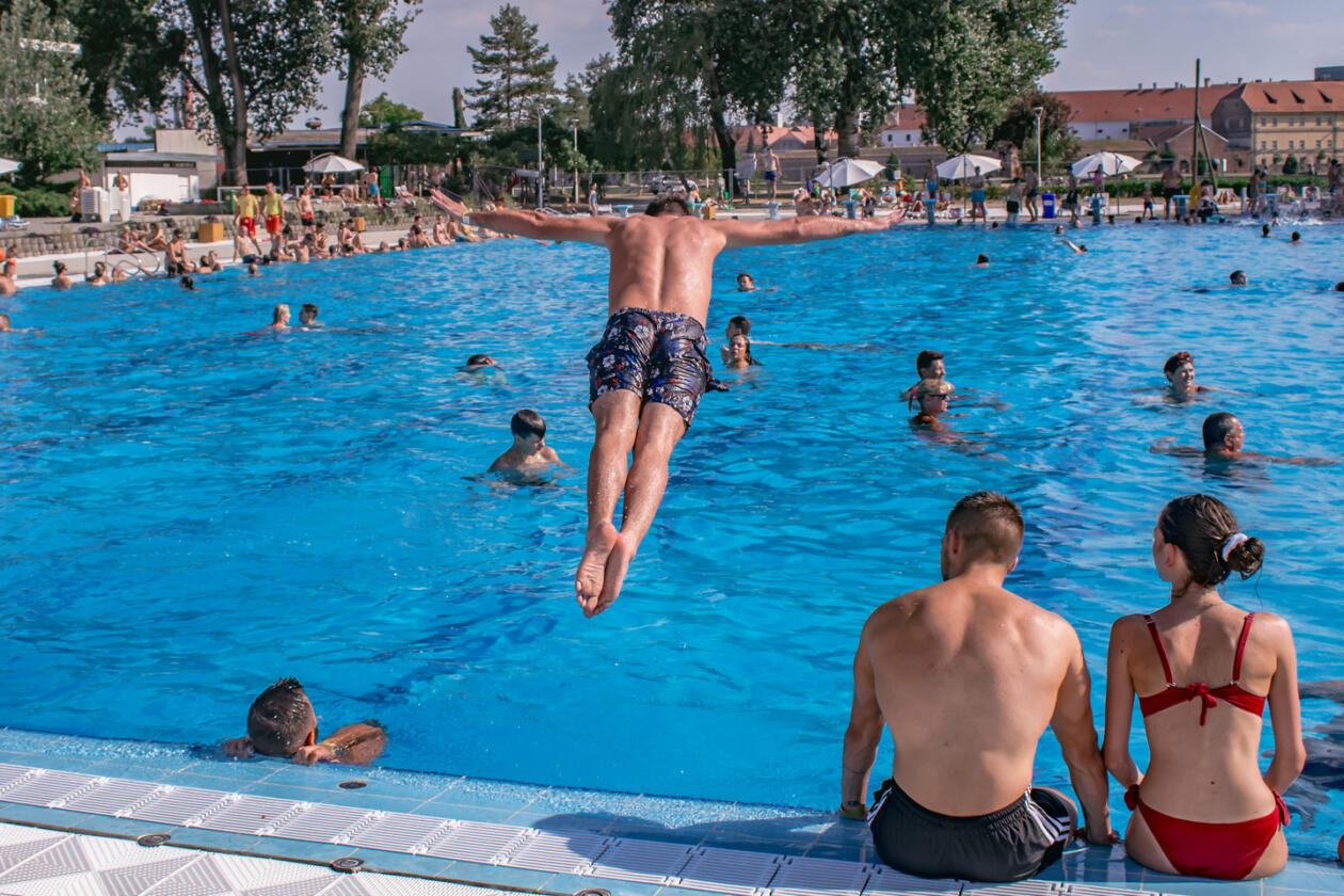 Bazeni Kopika, kolovoz 2022. Bazeni Kopika, kolovoz 2022.