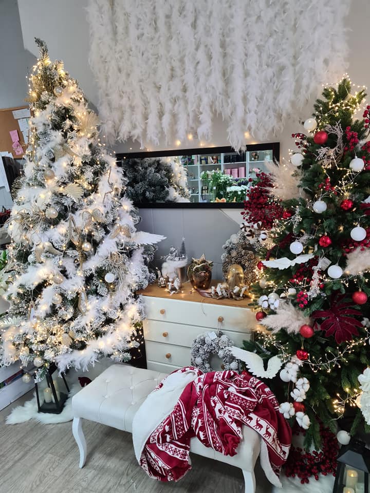 Božićni ukrasi u Floristi