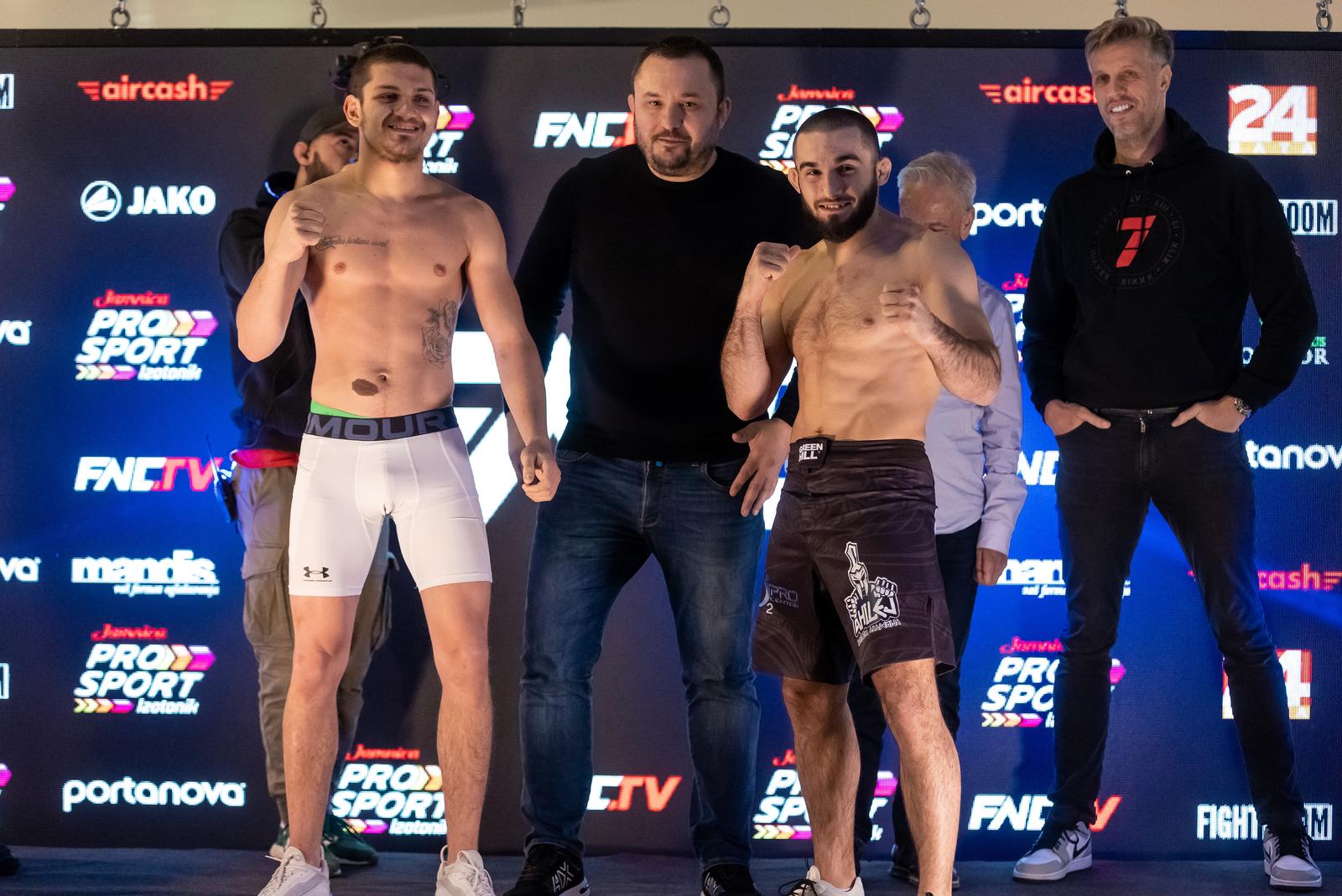 Službeno vaganje boraca za Armagedon finale i FNC 4