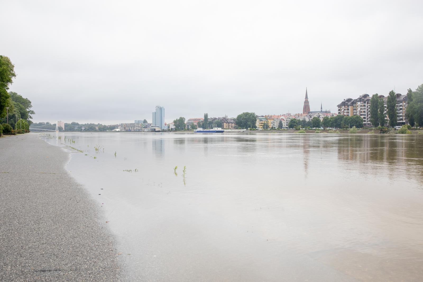 Vodostaj Drave kod Osijeka