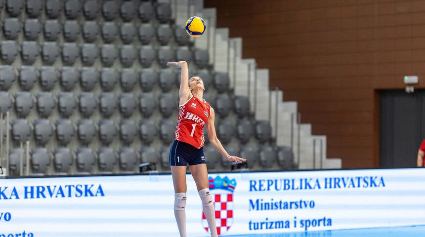 Hrvatske odbojkašice u Gradskom vrtu bolje od Slovakinja Hrvatske odbojkašice u Gradskom vrtu bolje od Slovakinja