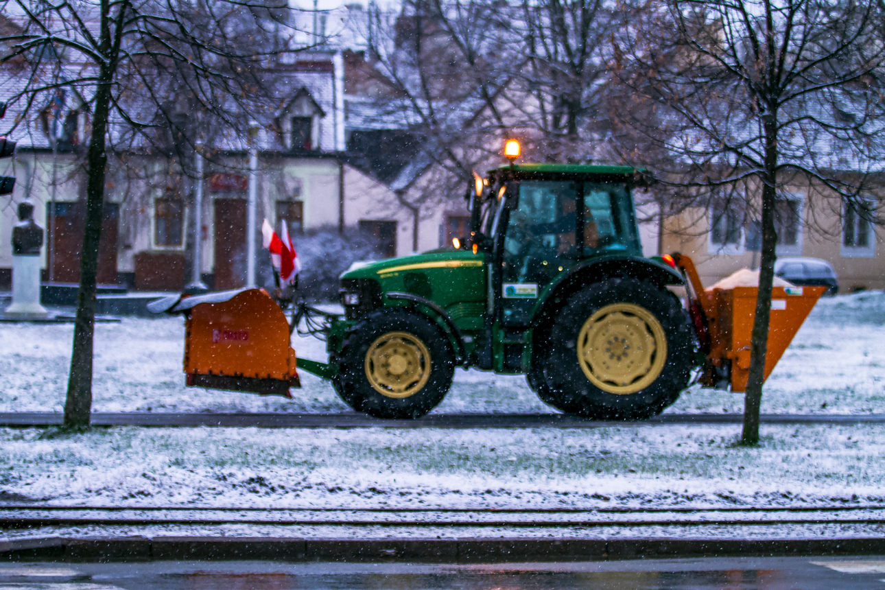 Prvi snijeg zabijelio Osijek Prvi snijeg zabijelio Osijek