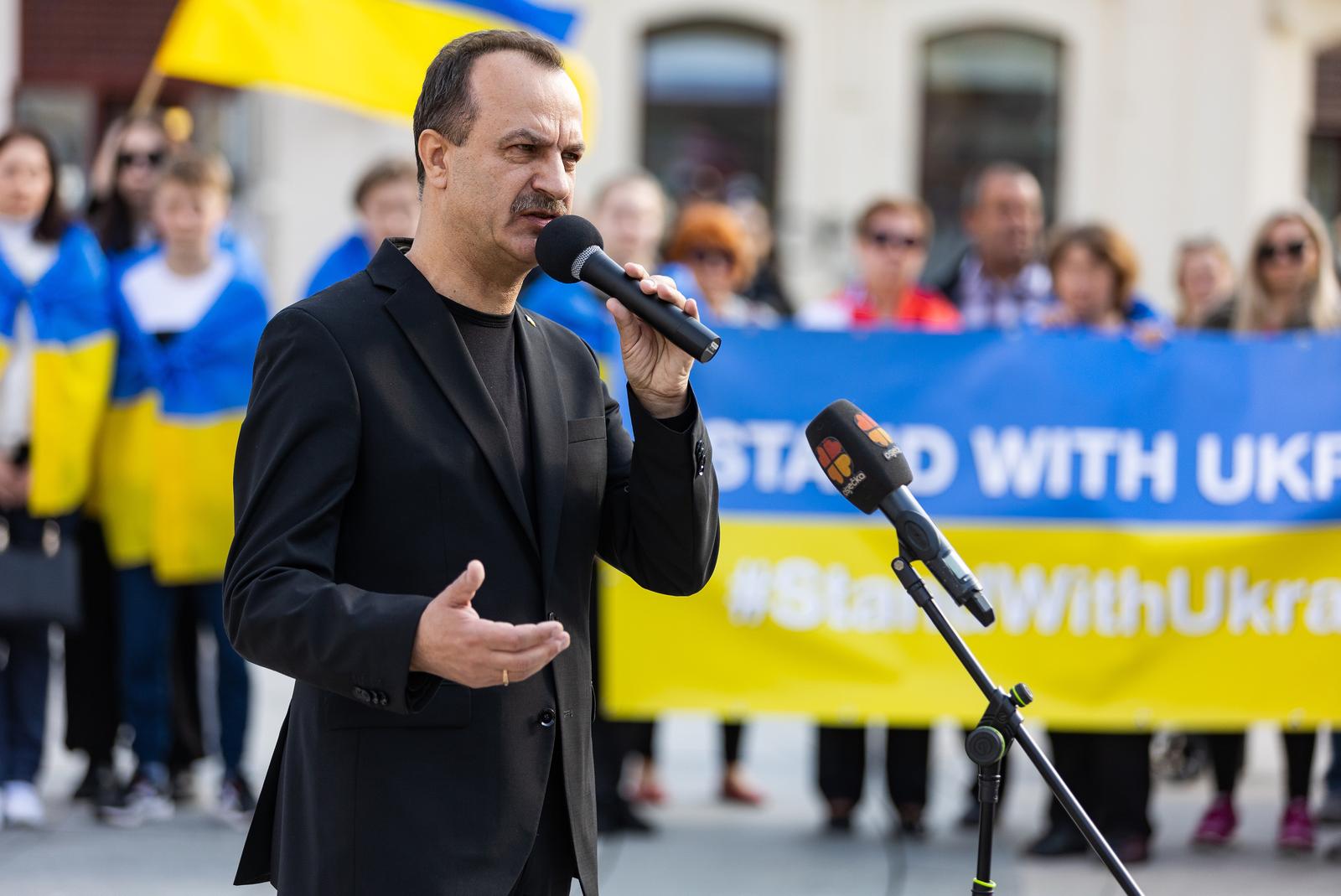 U Osijeku održan skup potpore Ukrajini