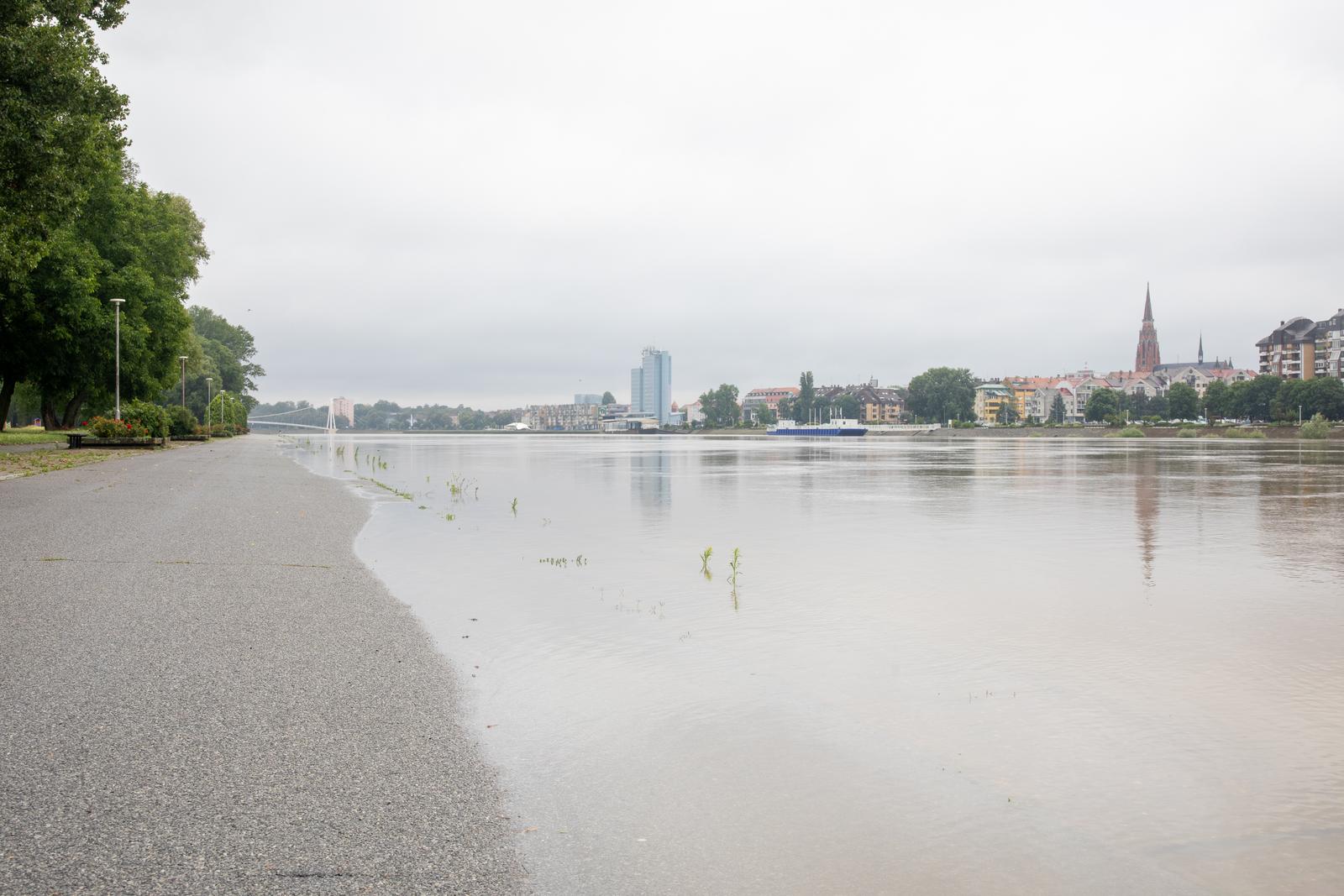 Vodostaj Drave kod Osijeka