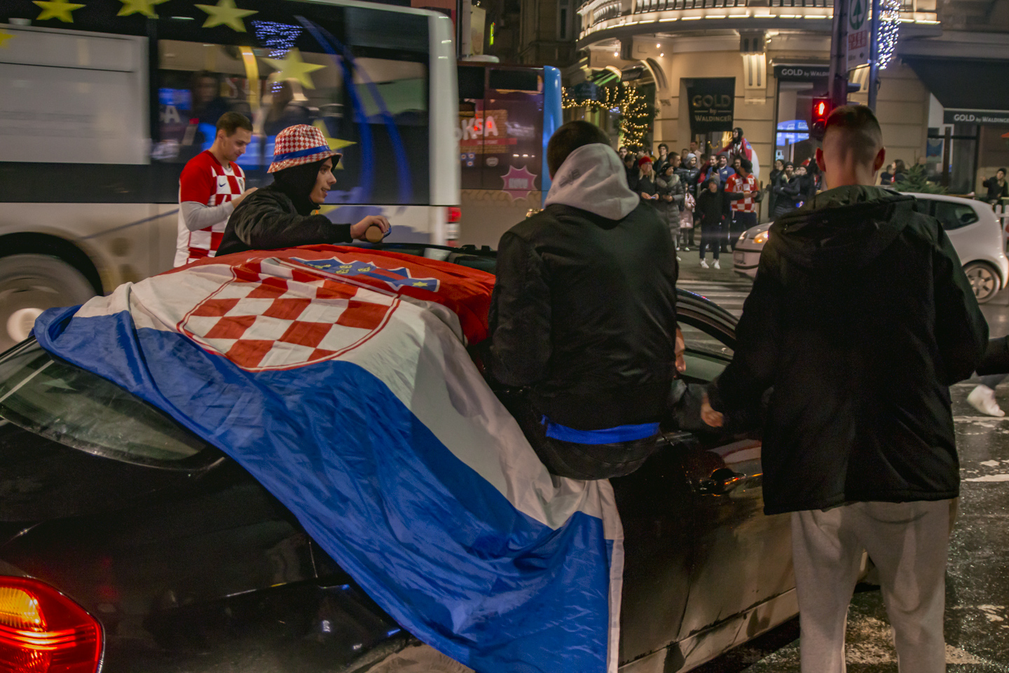 Slavlje u Osijeku nakon pobjede nad Brazilom 2022.