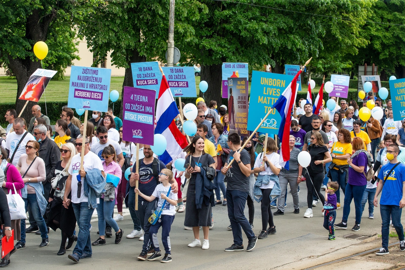 U Osijeku održan Hod za život