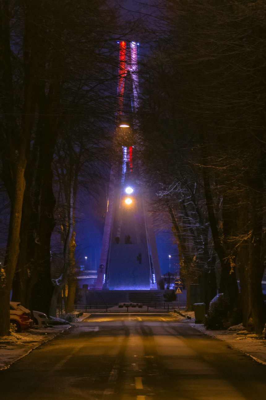 Prvi snijeg zabijelio Osijek Prvi snijeg zabijelio Osijek