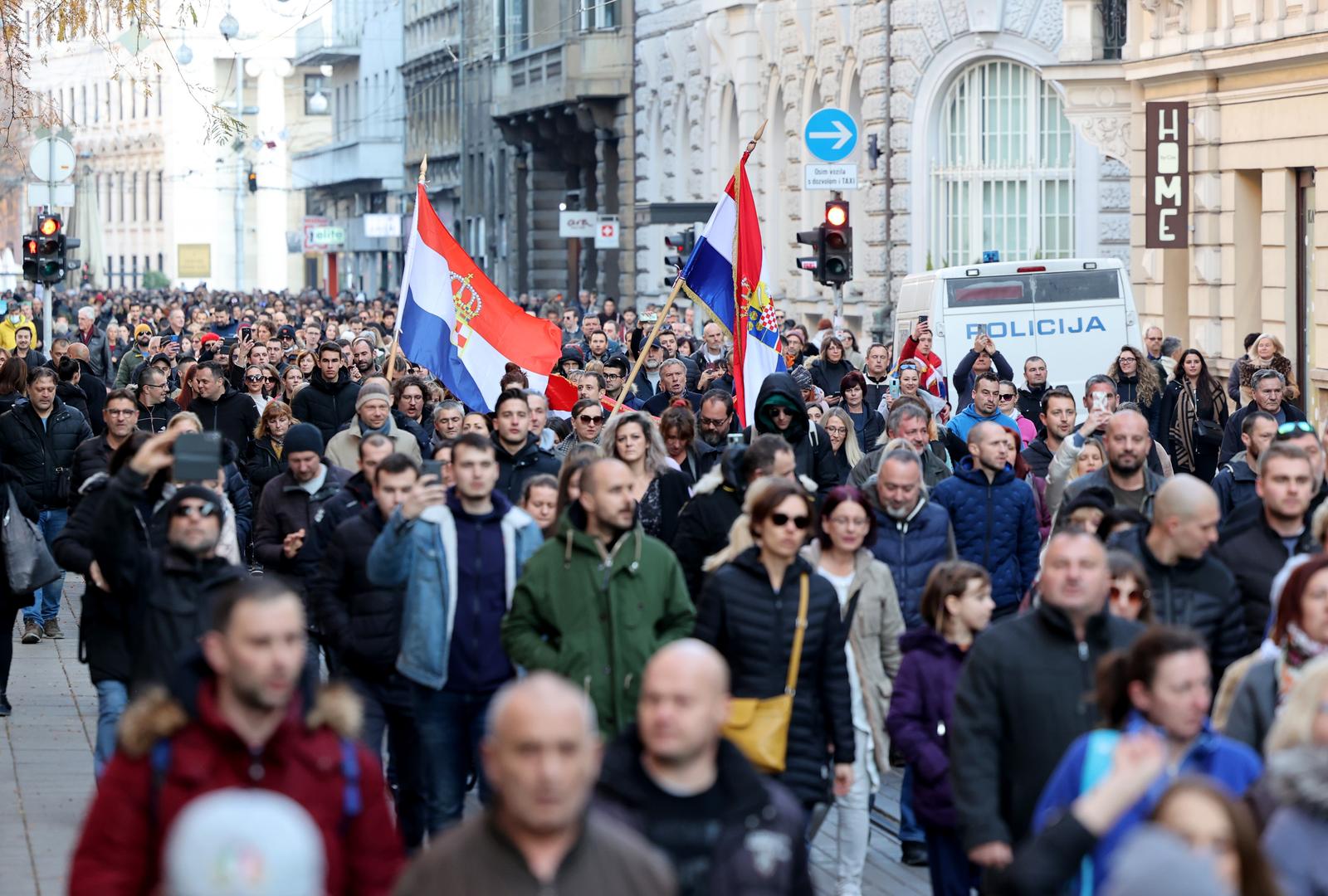 U Zagrebu veliki prosvjed protiv Covid potvrda