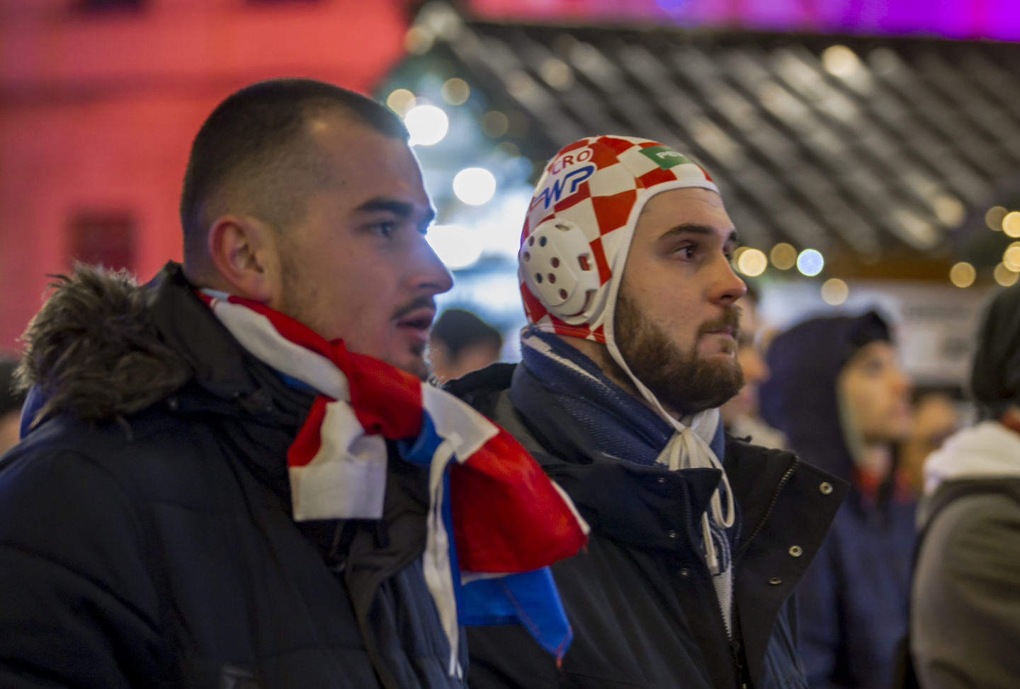 Slavlje nakon pobjede Hrvatske