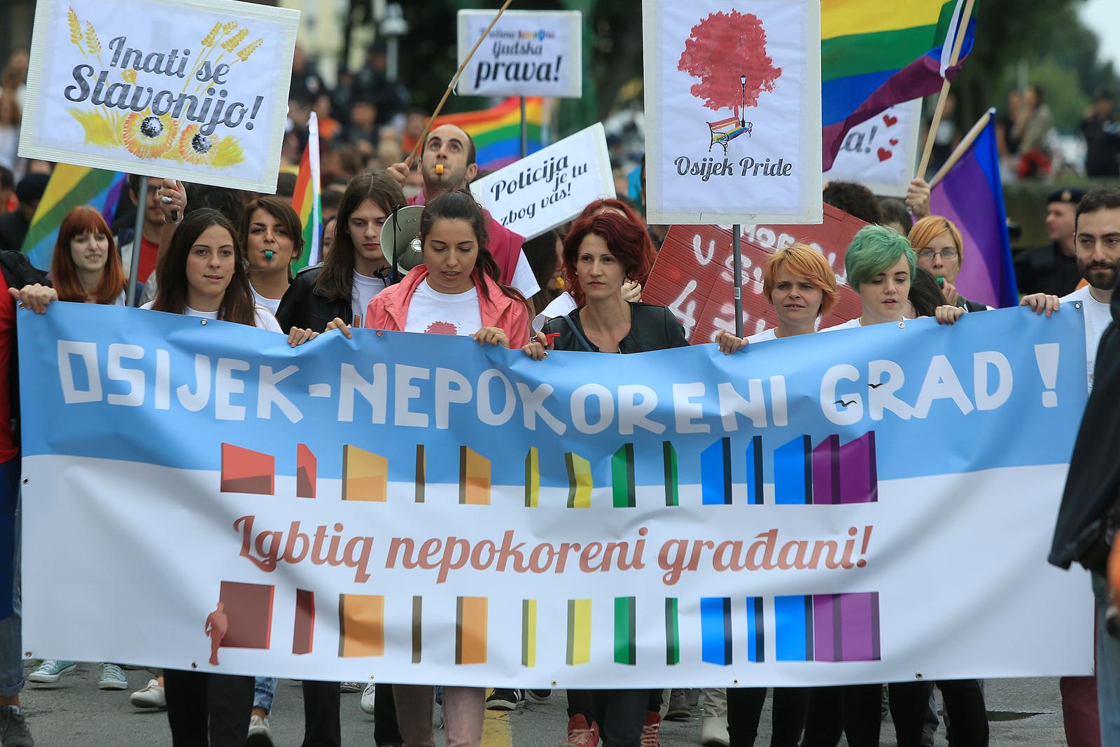 Parada ponosa Osijek 2014.