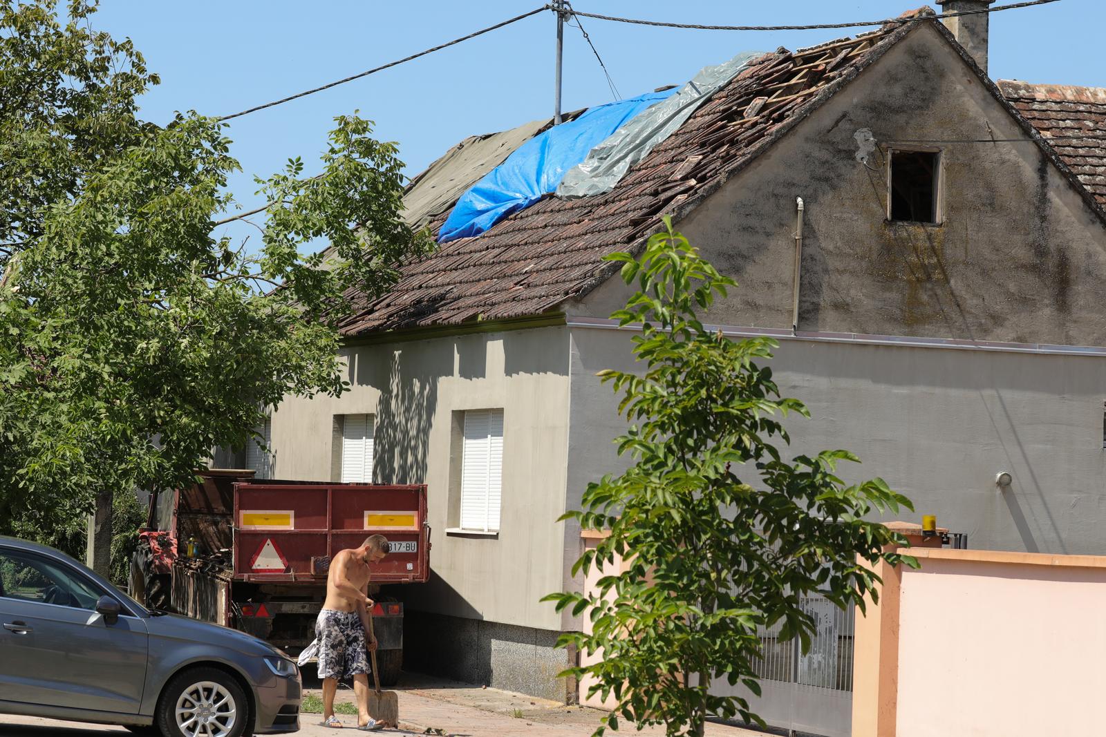 Nevrijeme u slavonskim selima