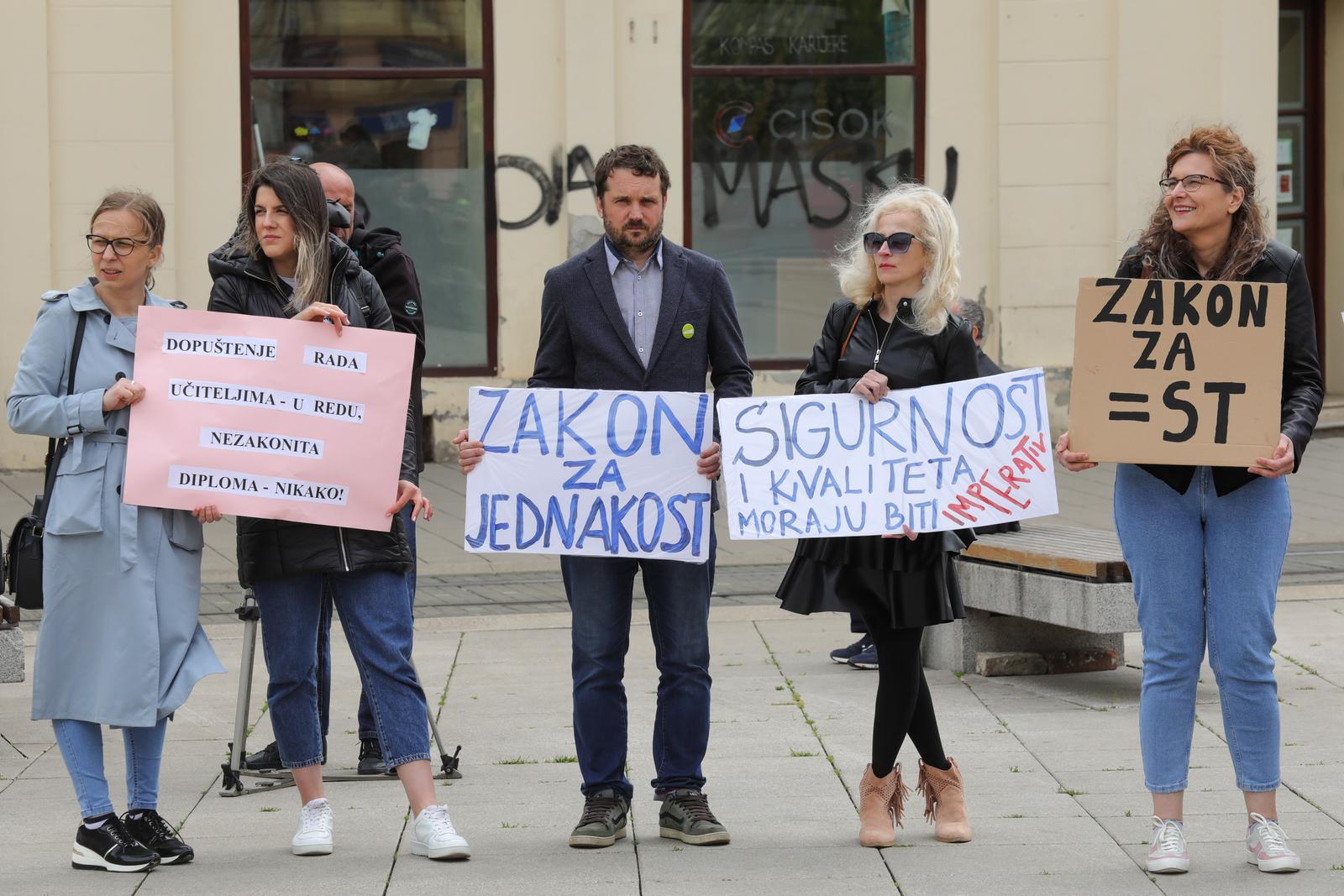 Prosvjed odgojitelja u vrtićima