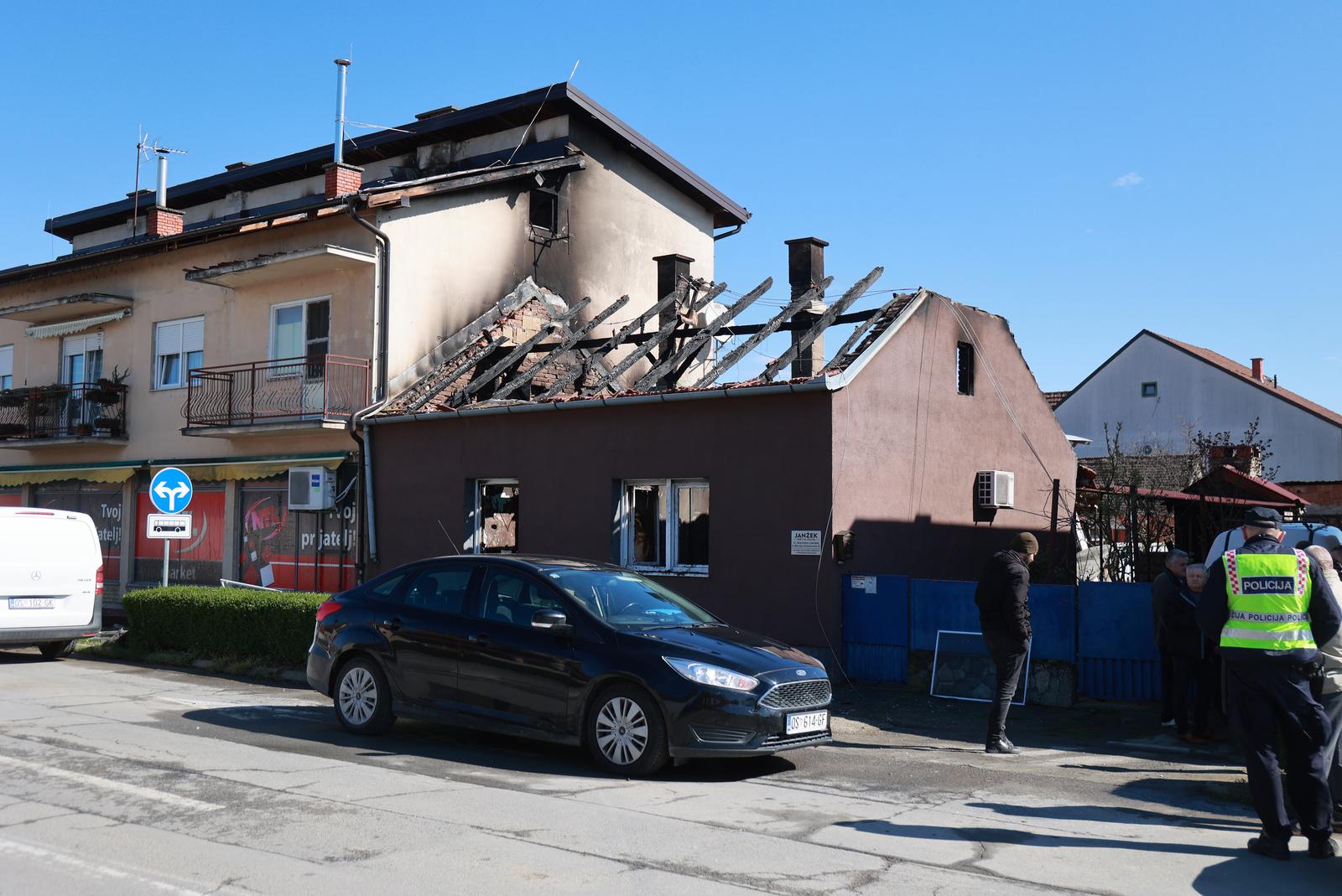 Požar kuće u Donjem Miholjcu