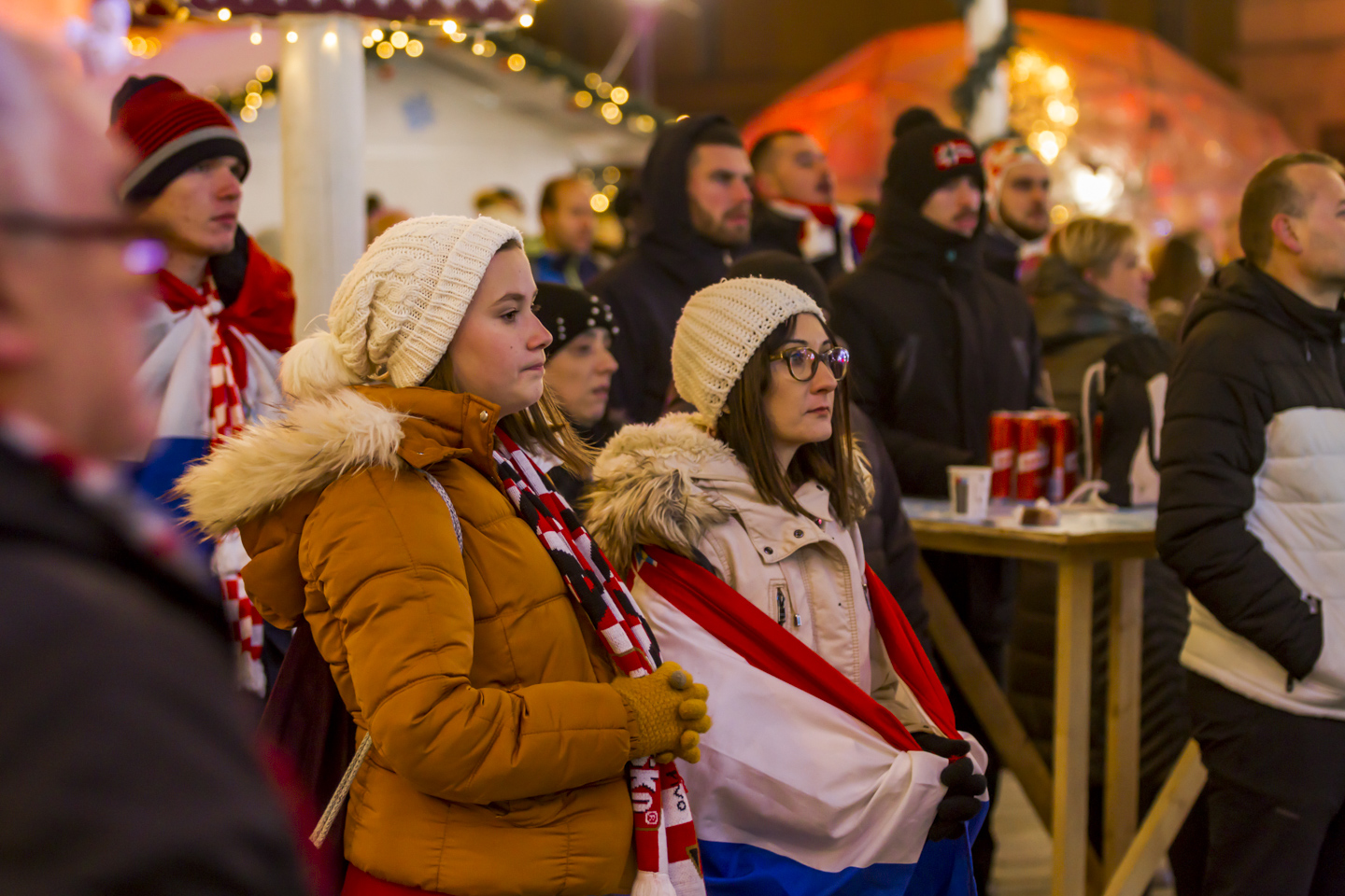 Slavlje nakon pobjede Hrvatske