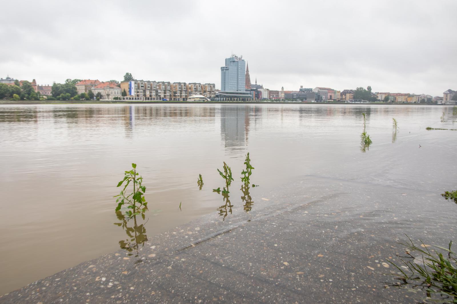 Vodostaj Drave kod Osijeka