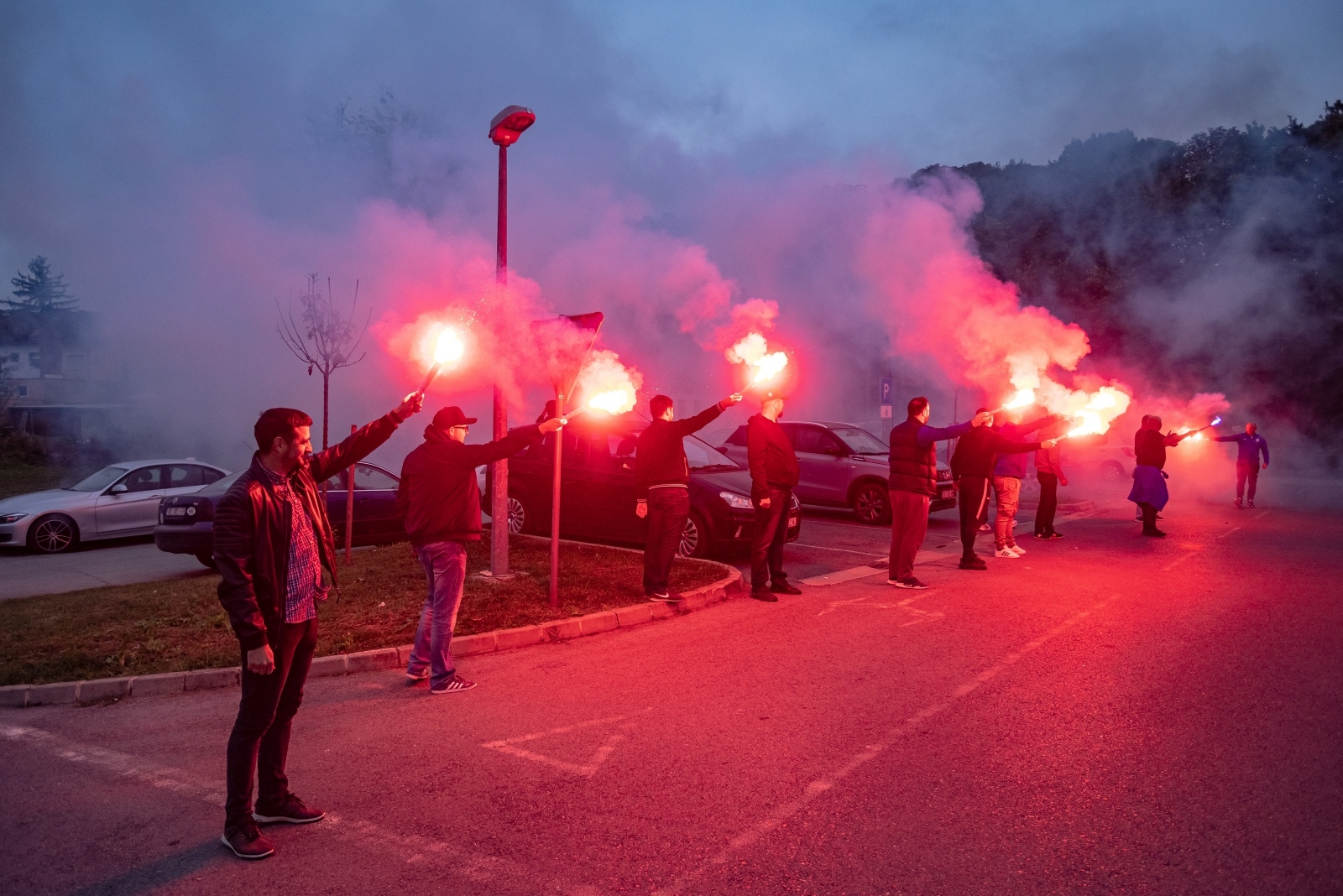 Druženje navijača i igrača Osijeka u Tenji