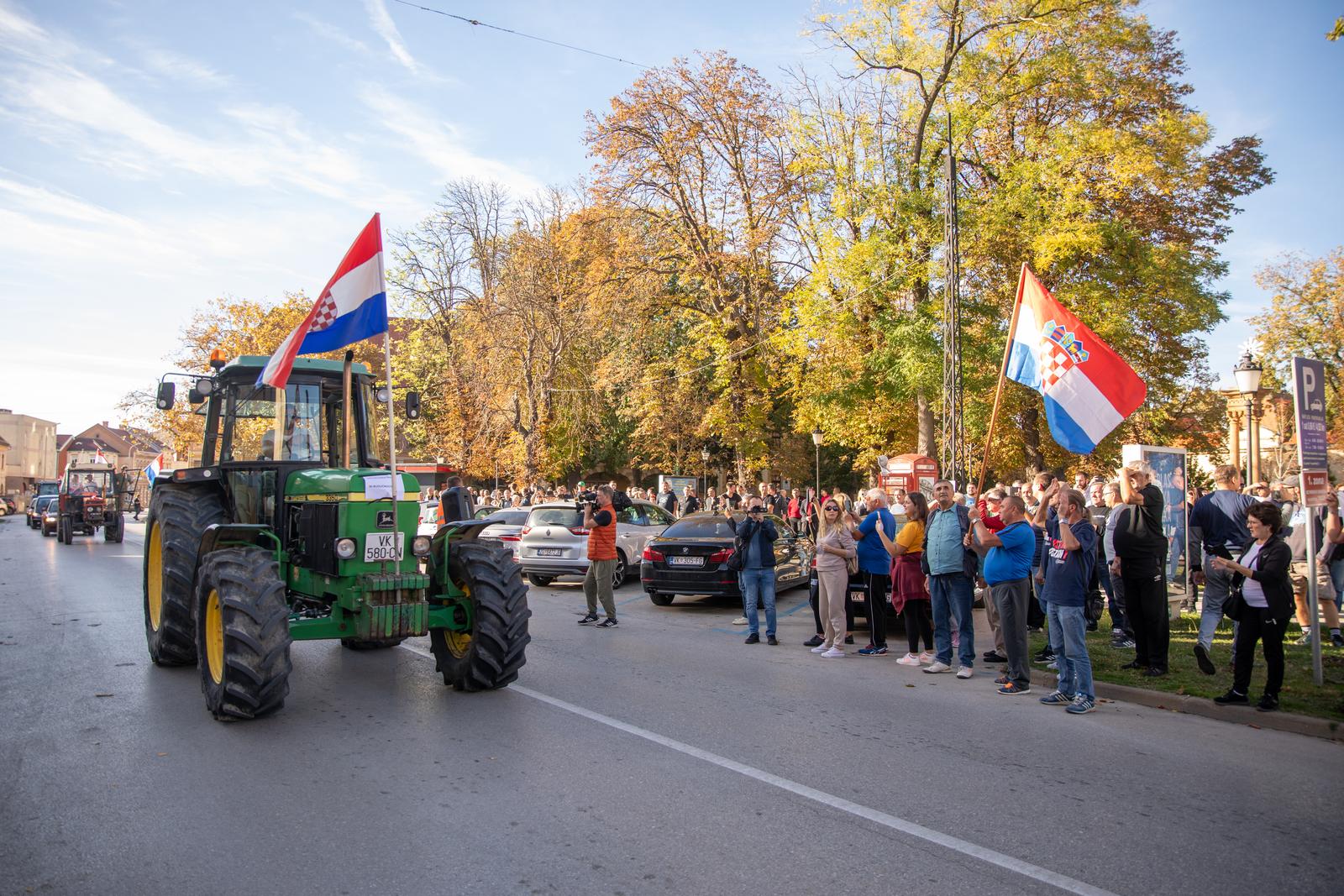 Prosvjed svinjgojaca u Vinkovcima