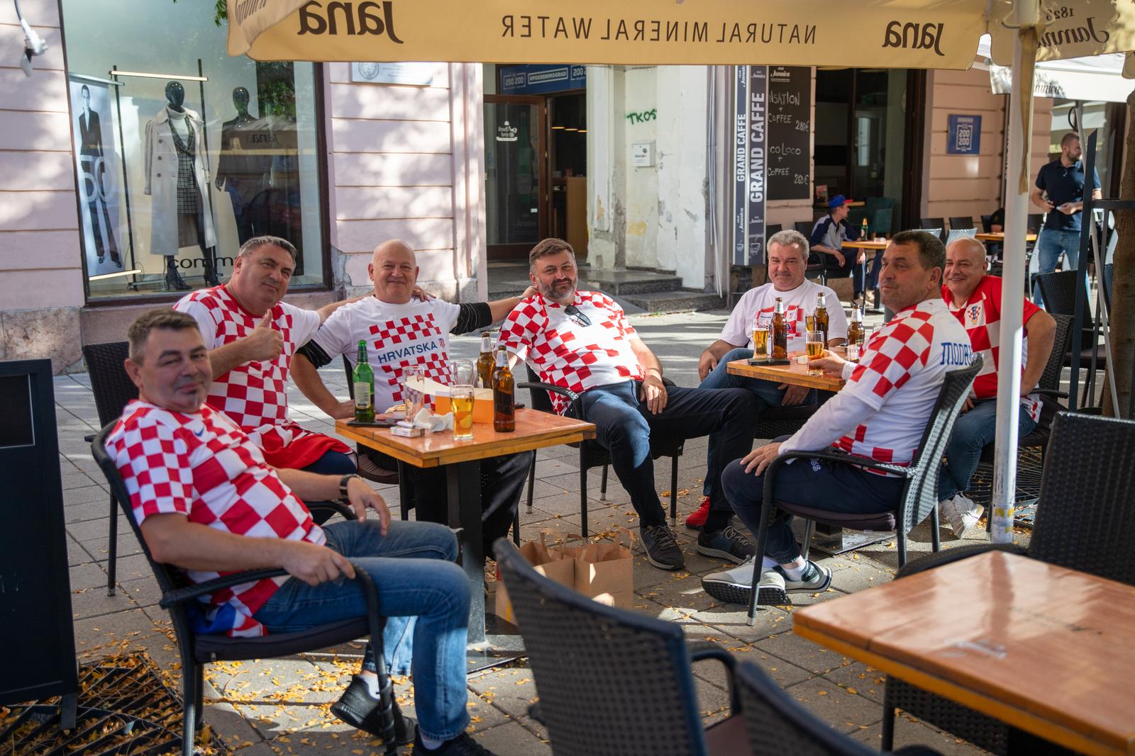 Navijači u središtu Osijeka