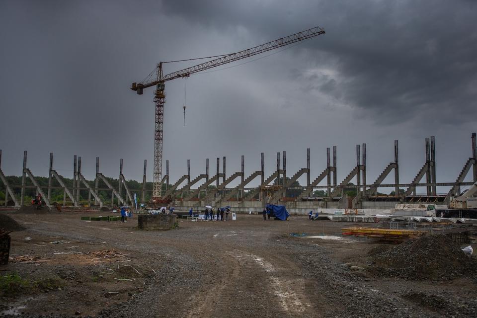 Kiša pokvarila nogometno-tenski spektakl na novom osječkom stadionu