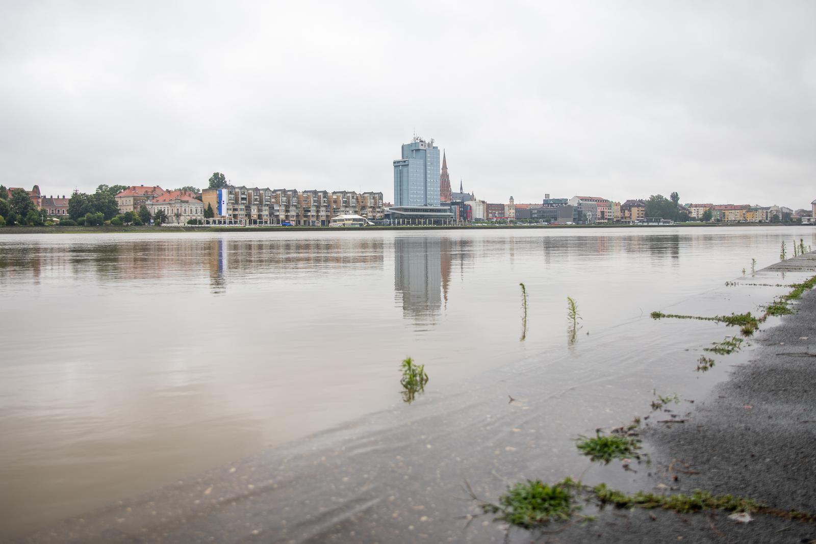 Vodostaj Drave kod Osijeka
