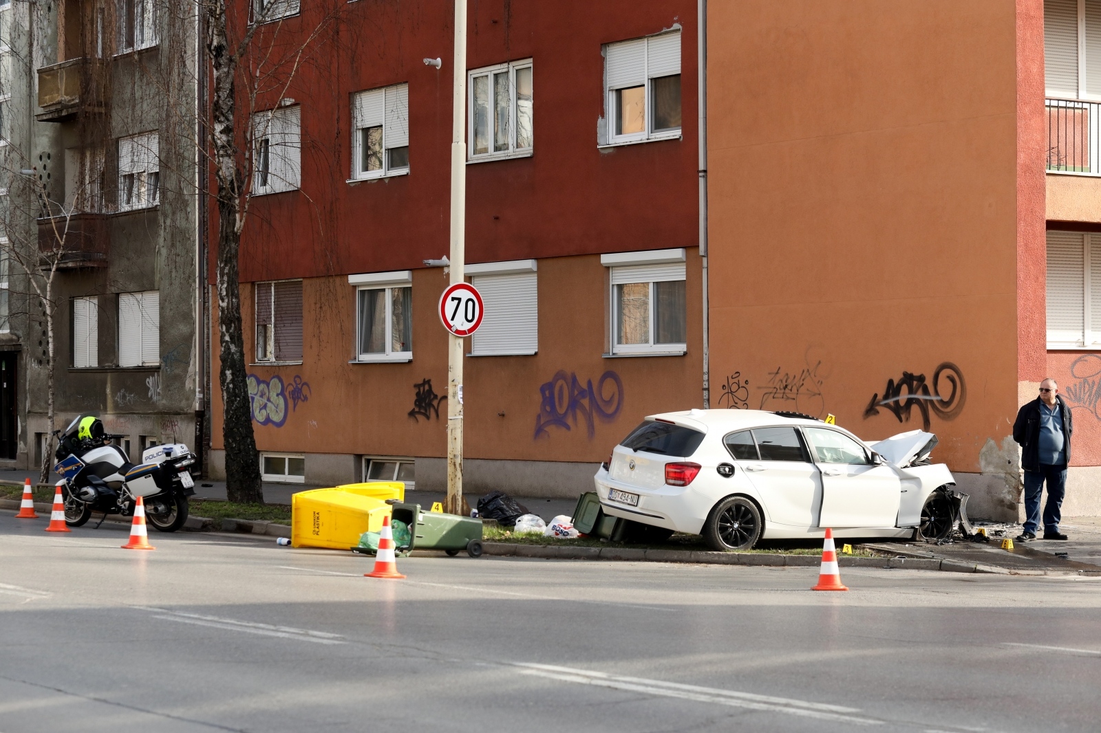 Prometna nesreća u Vukovarskoj ulici