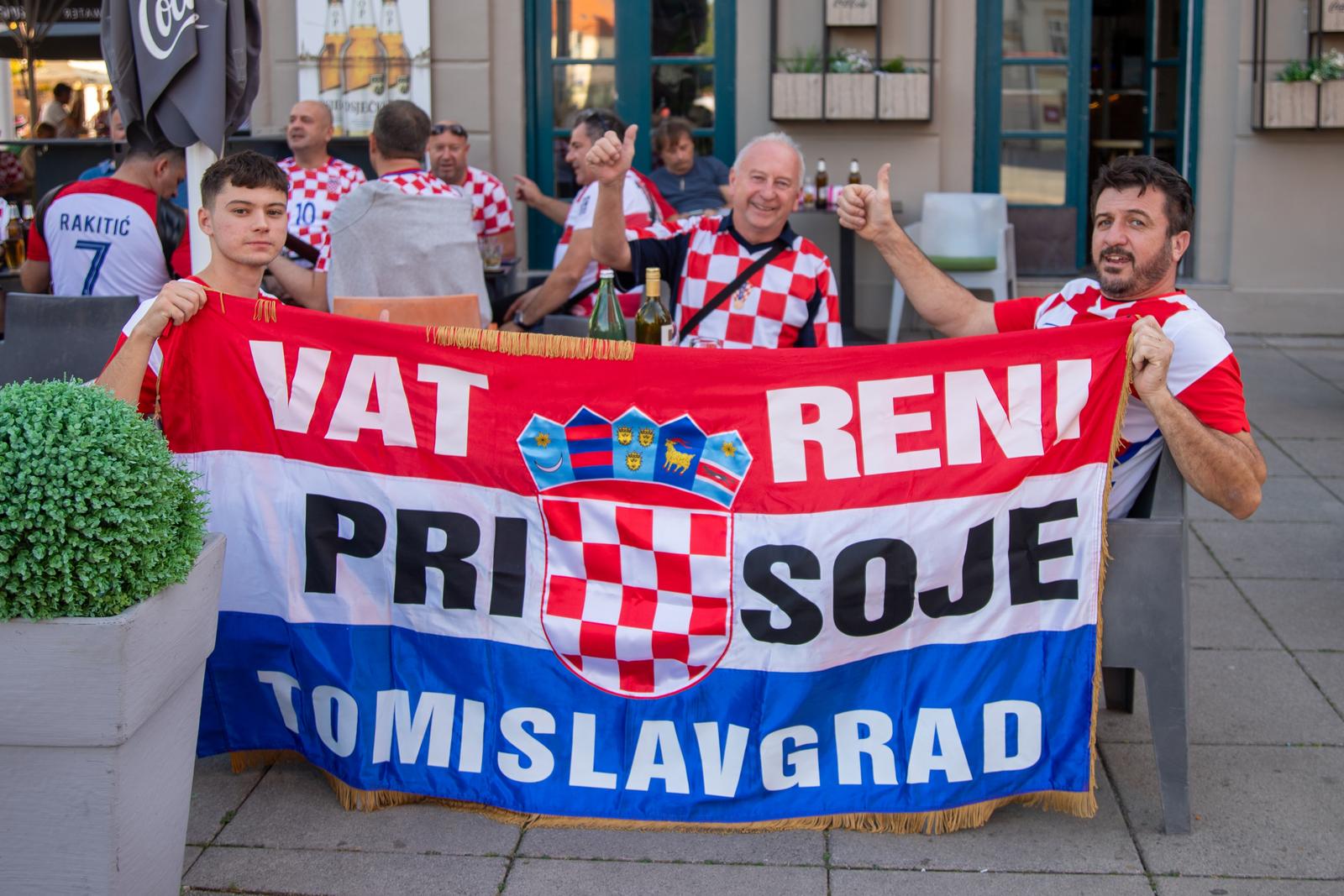 Navijači u središtu Osijeka