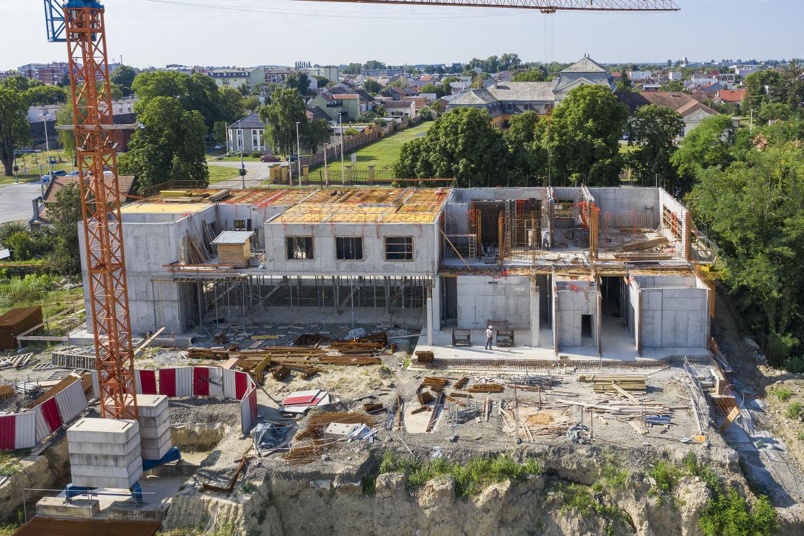Izgradnja I. gimnazije, srpanj 2023.
