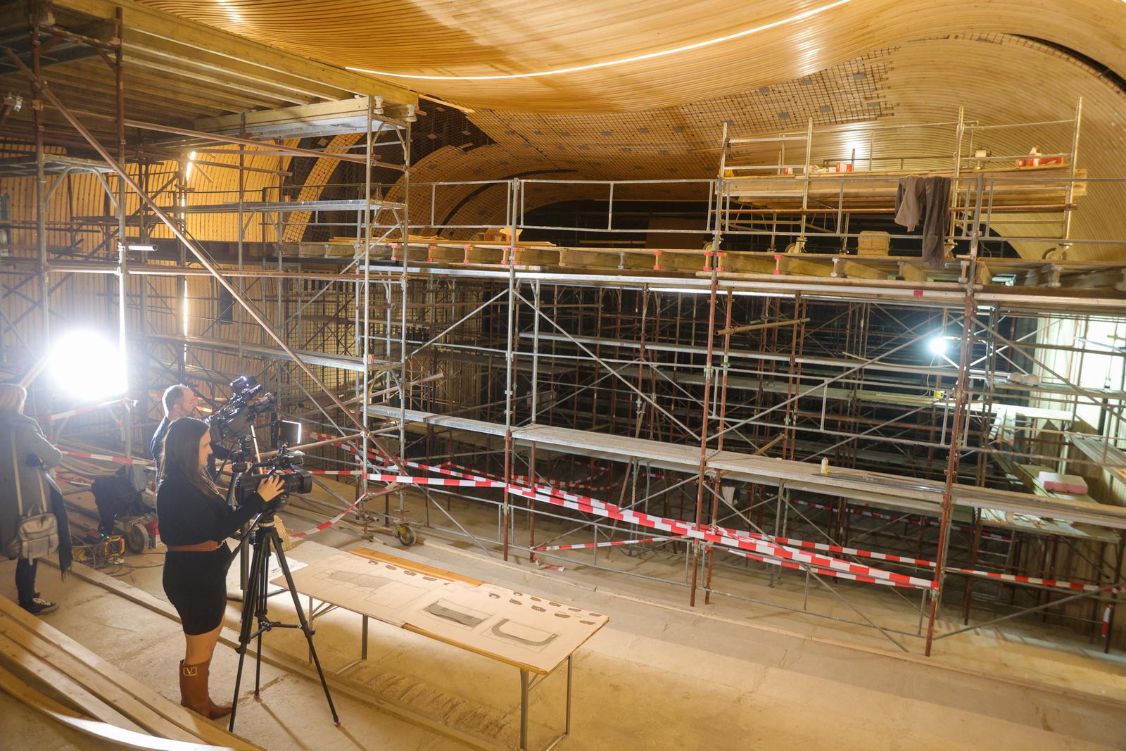 Radovi na koncertnoj dvorani Kulturnog centra Radovi na koncertnoj dvorani Kulturnog centra