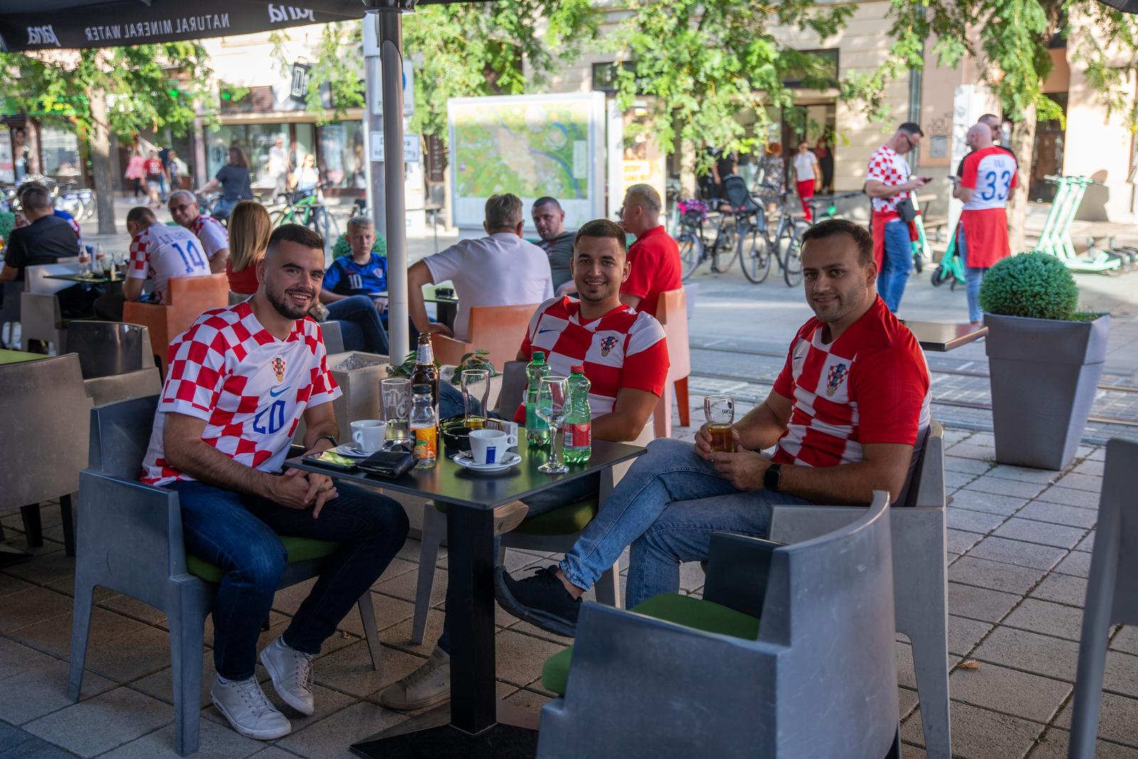 Navijači u središtu Osijeka