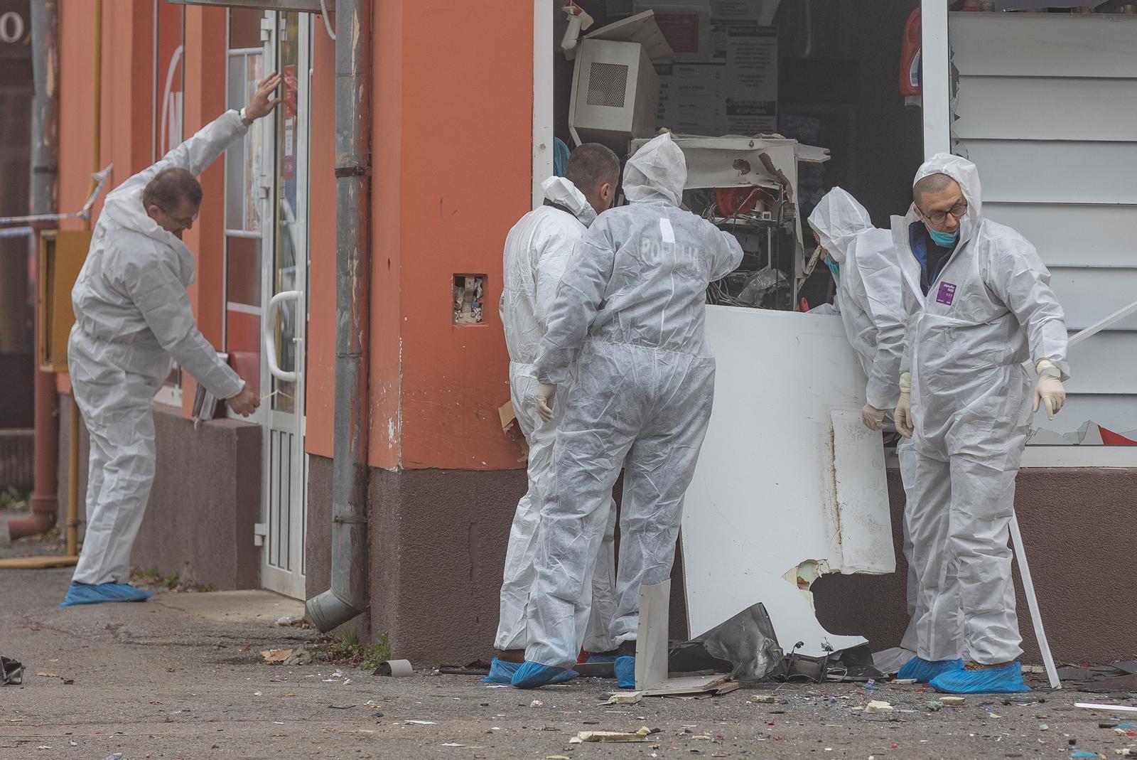 Eksplozivom raznesen bankomat u Ladimirevcima