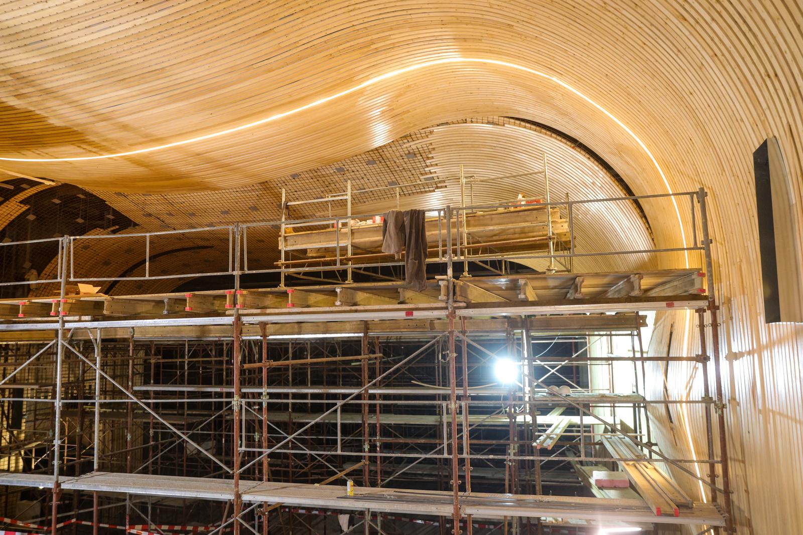 Radovi na koncertnoj dvorani Kulturnog centra Radovi na koncertnoj dvorani Kulturnog centra