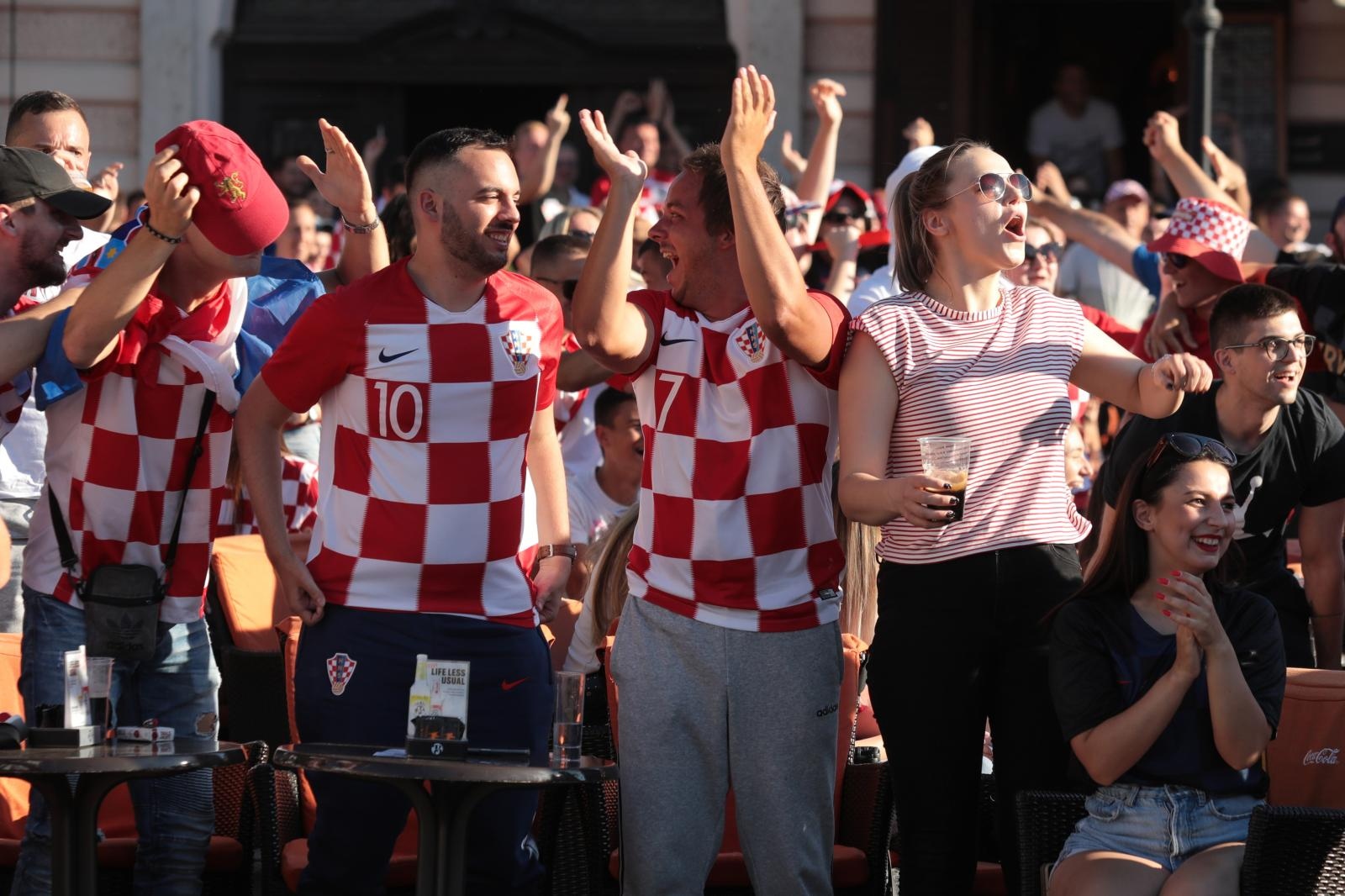 EURO 2020: Gledanje utakmice Hrvatska-Španjolska u Tvrđi