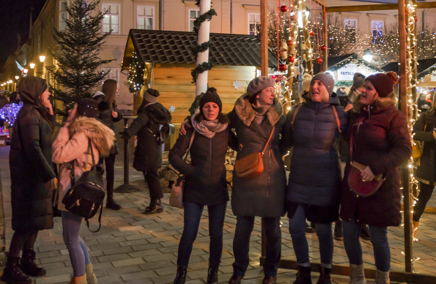 Slavlje nakon pobjede Hrvatske