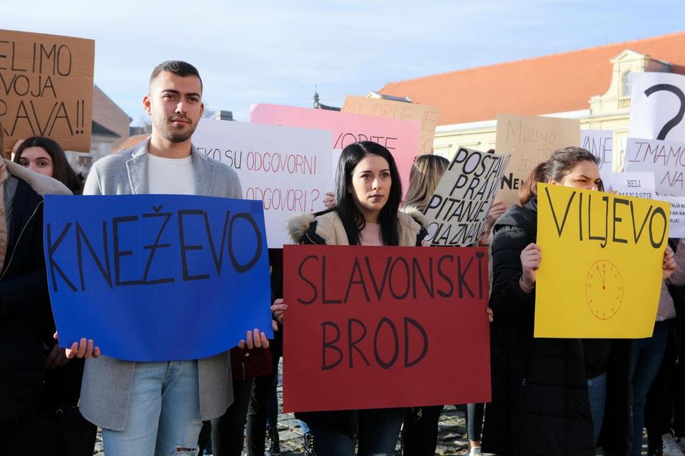 Prosvjedovali studenti Socijalnog rada, traže diplomski studij