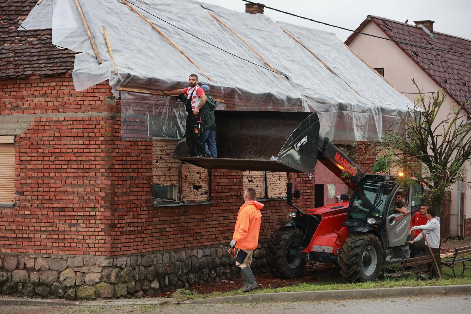Nevrijeme poharalo općinu Bošnjaci, 1.7.2024.