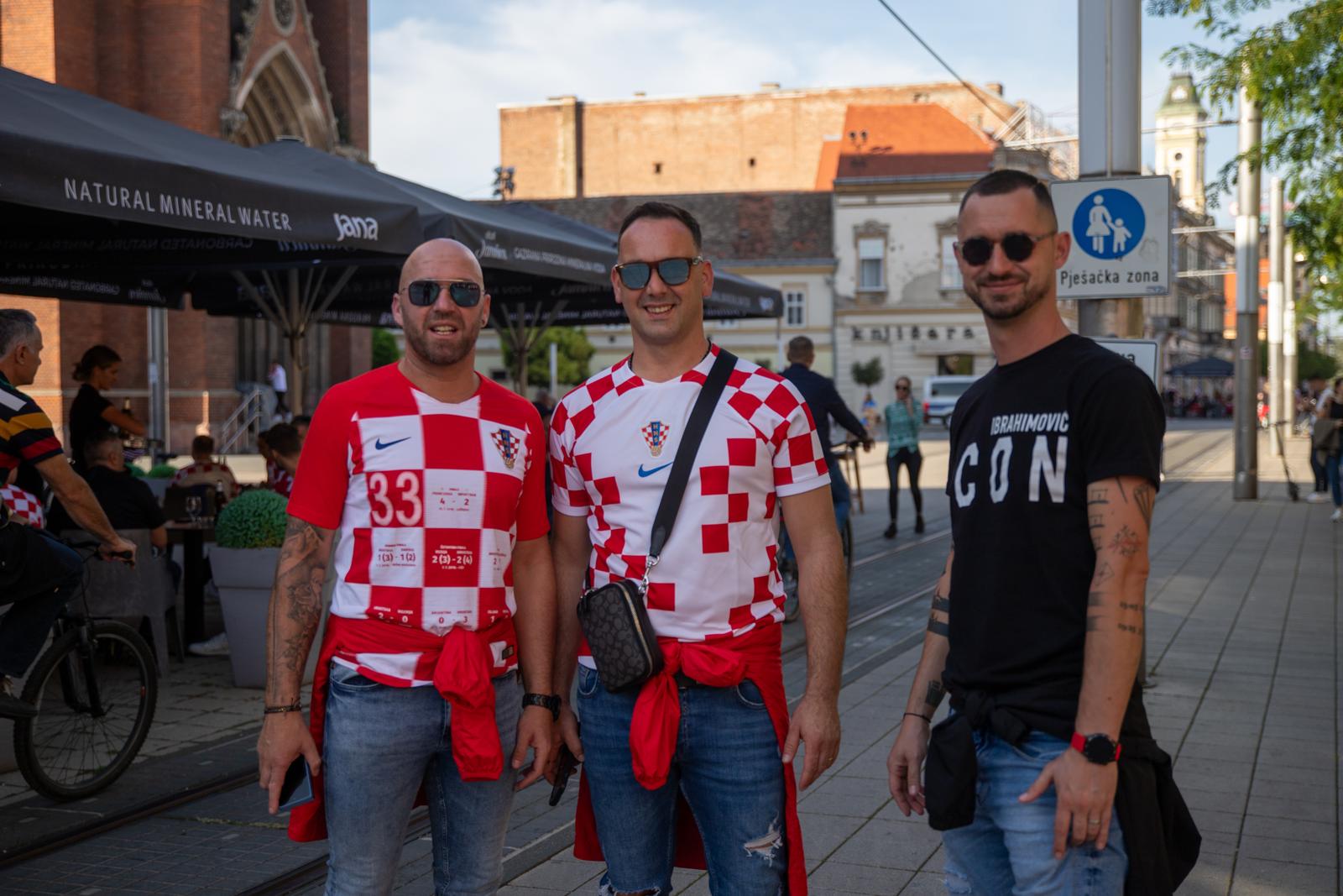 Navijači u središtu Osijeka