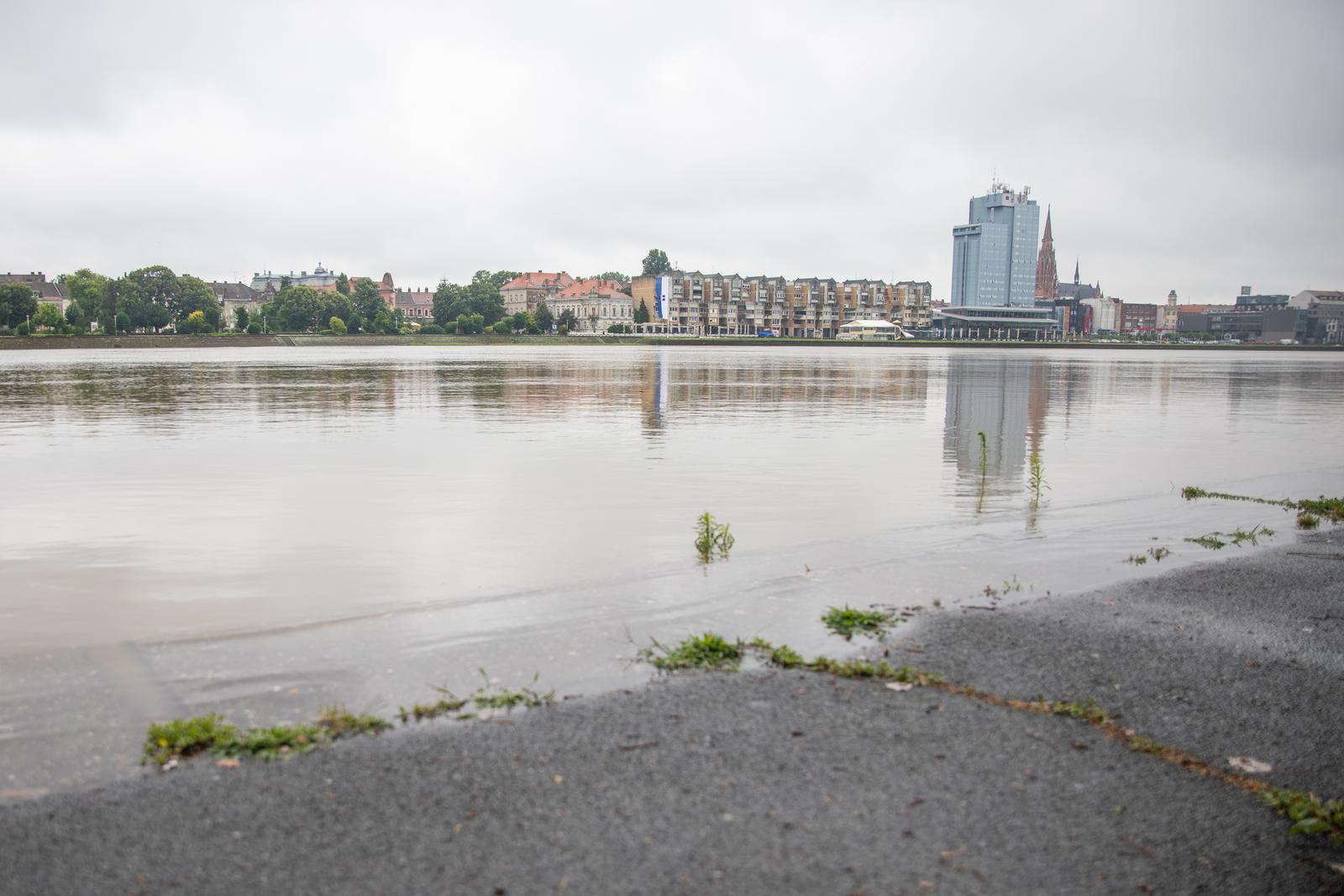 Vodostaj Drave kod Osijeka