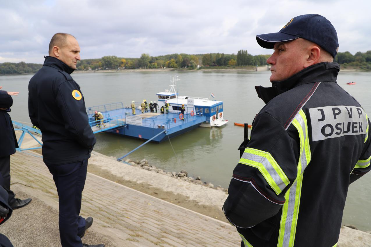 Pokazna vježba operativnih snaga sustava civilne zaštite Osječko-baranjske županije “DUNAV 2021.”