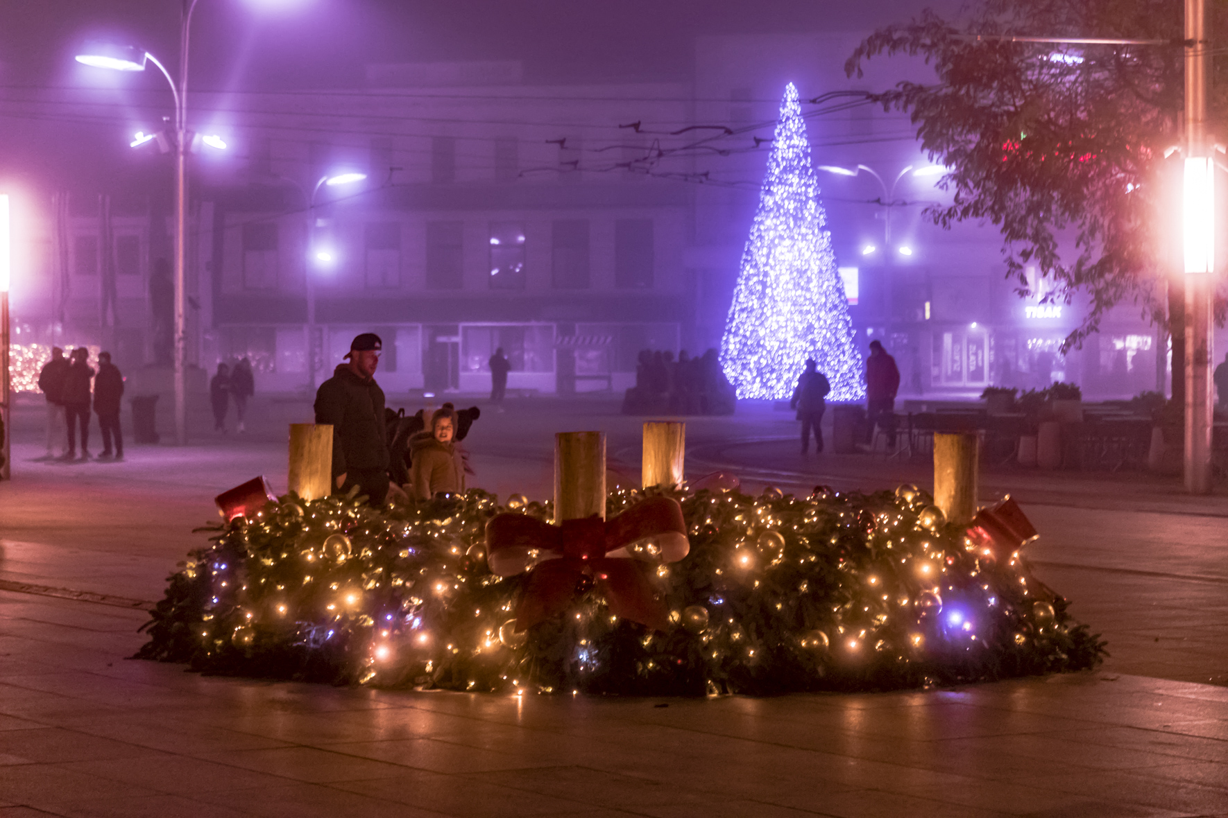Blagdanski duh u središtu Osijeka Blagdanski duh u središtu Osijeka