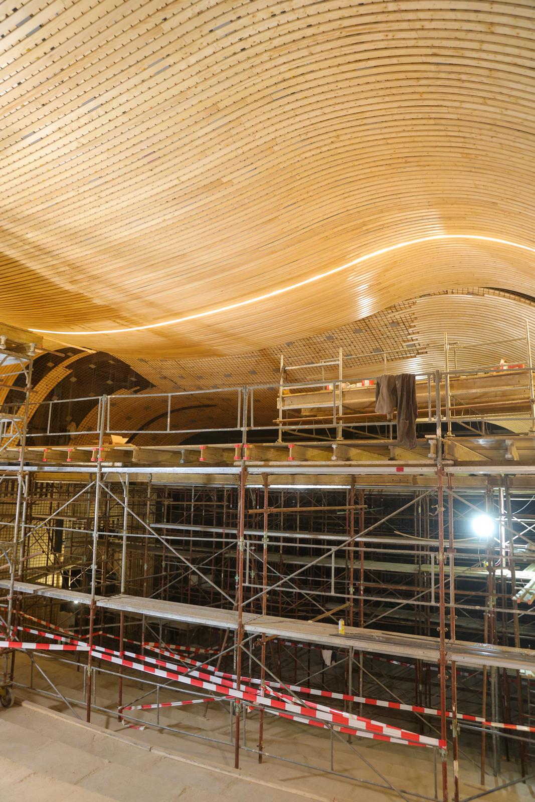 Radovi na koncertnoj dvorani Kulturnog centra Radovi na koncertnoj dvorani Kulturnog centra