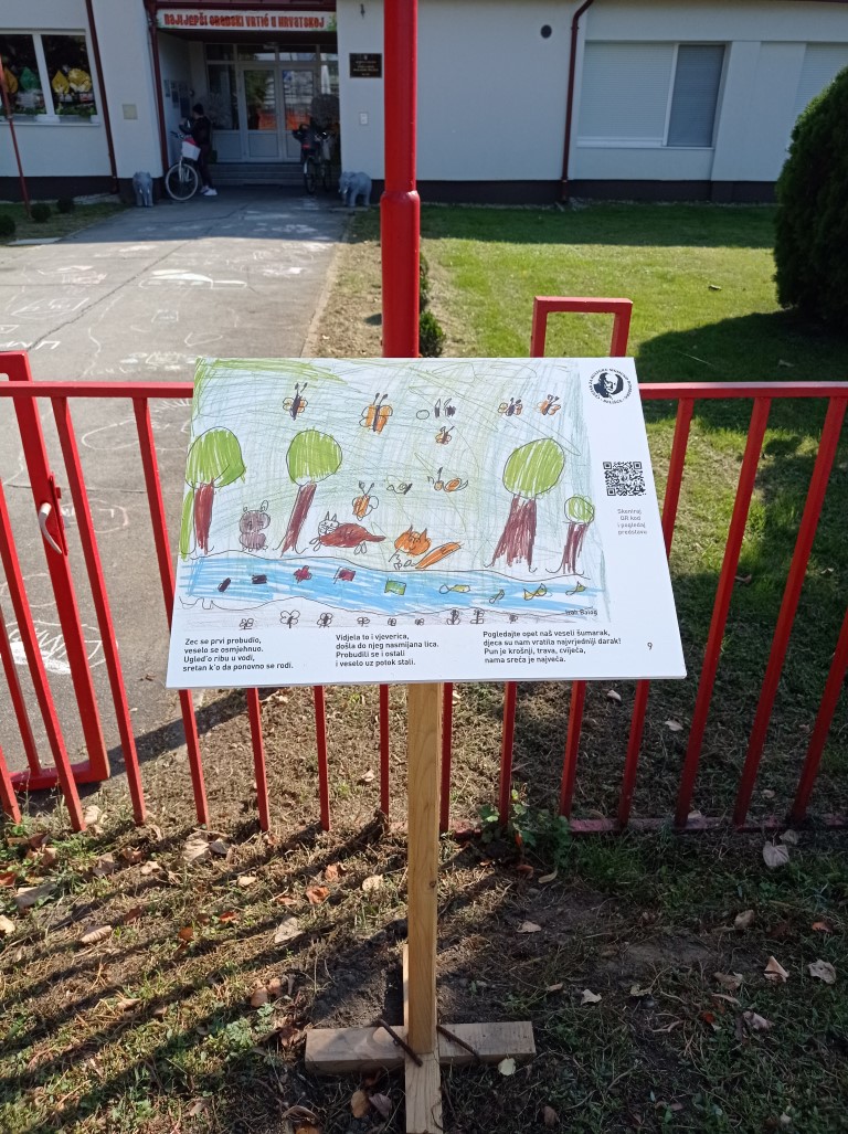 Slikovnica na otvorenom u Belišću