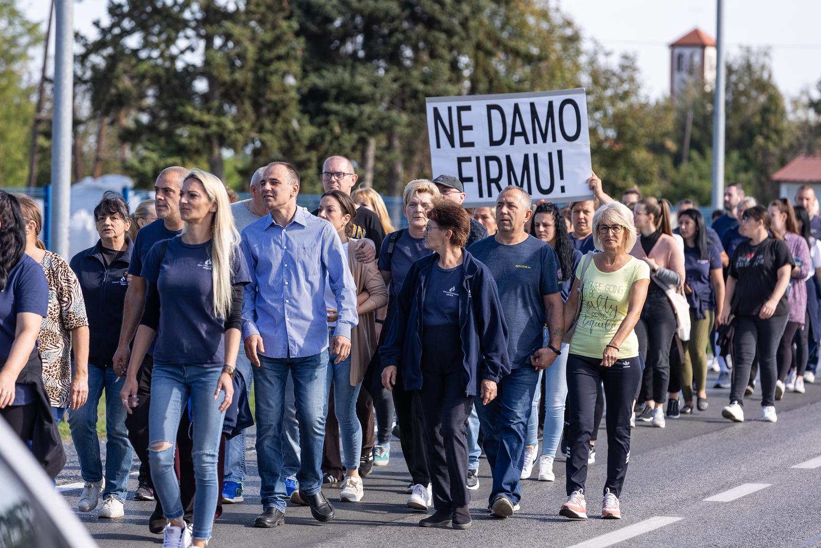 Prosvjed radnika Drave International