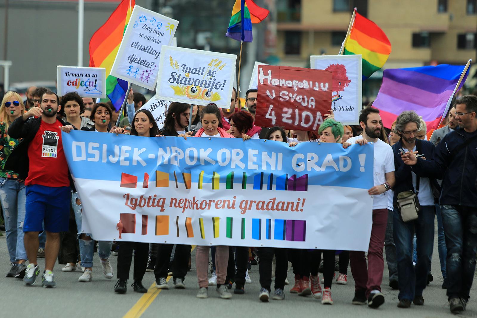 Parada ponosa Osijek 2014.