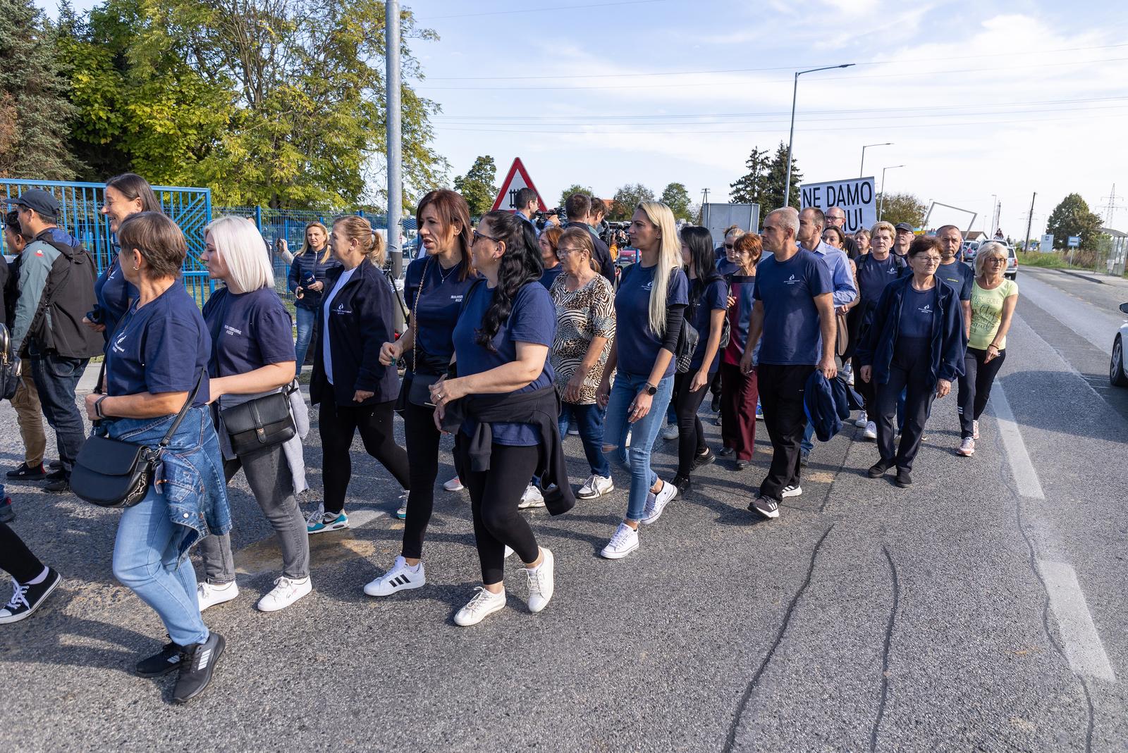 Prosvjed radnika Drave International