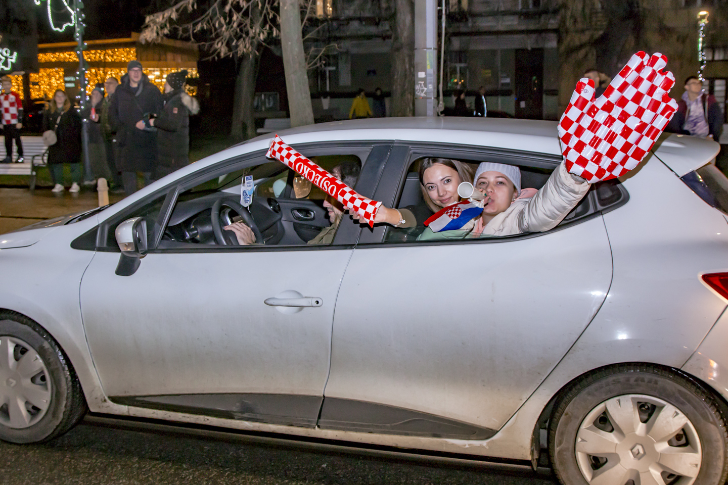 Slavlje u Osijeku nakon pobjede nad Brazilom 2022.