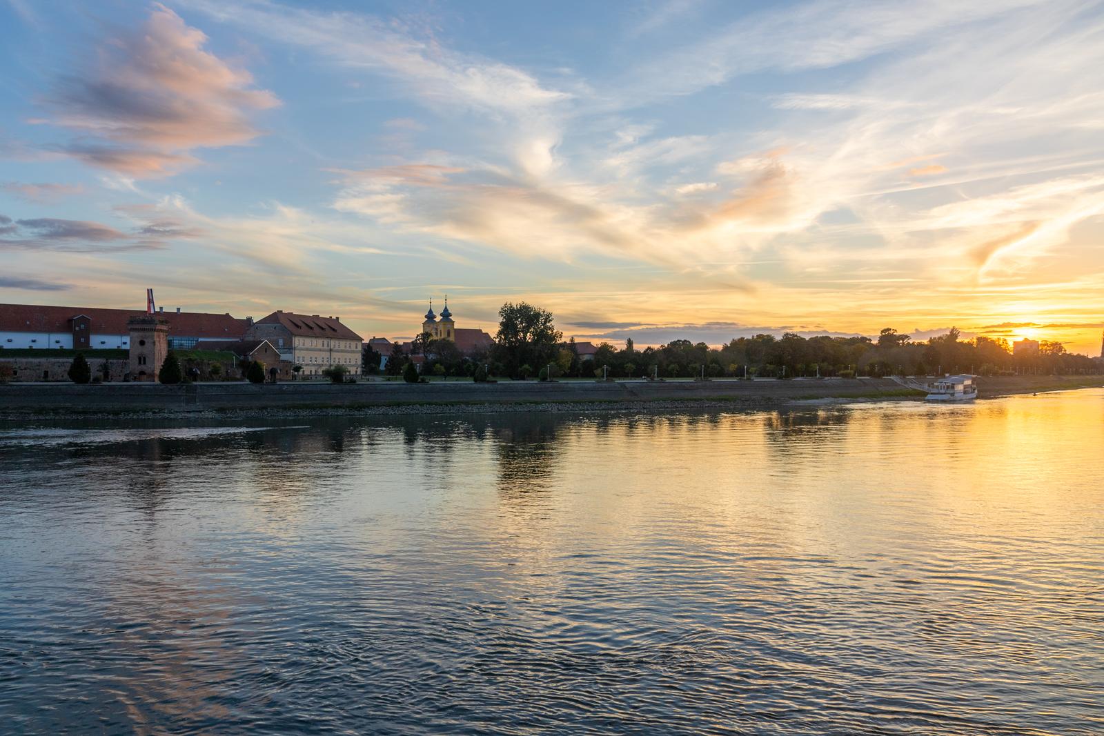 Zalazak sunca iznad Osijeka