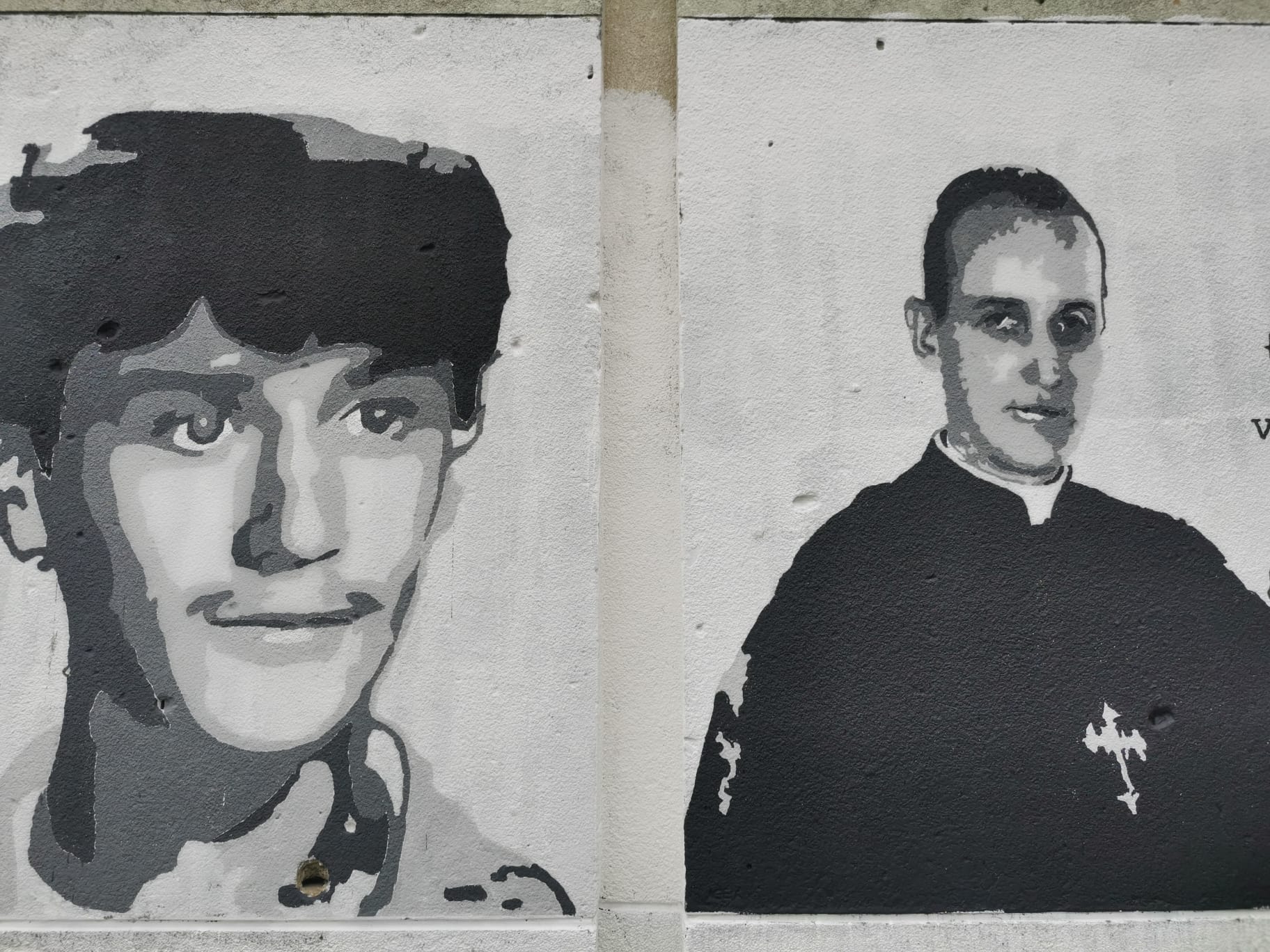 Mural posvećen “HOS-ovoj štafeti smrti” Mural posvećen “HOS-ovoj štafeti smrti”