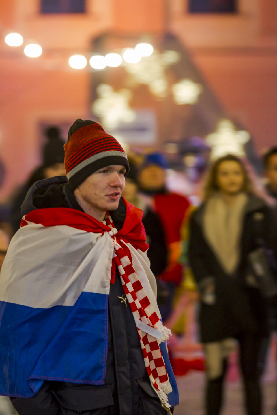 Slavlje nakon pobjede Hrvatske