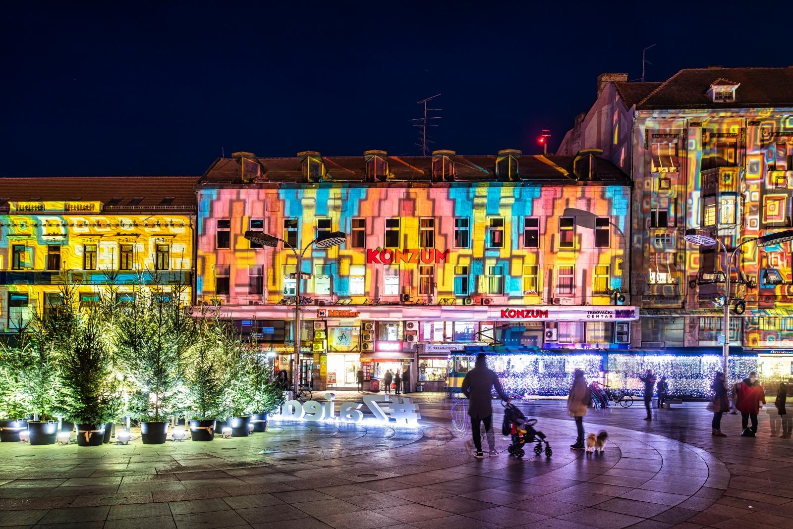 Kaleidoskop na Trgu Ante Starčevića – festival svjetlosti