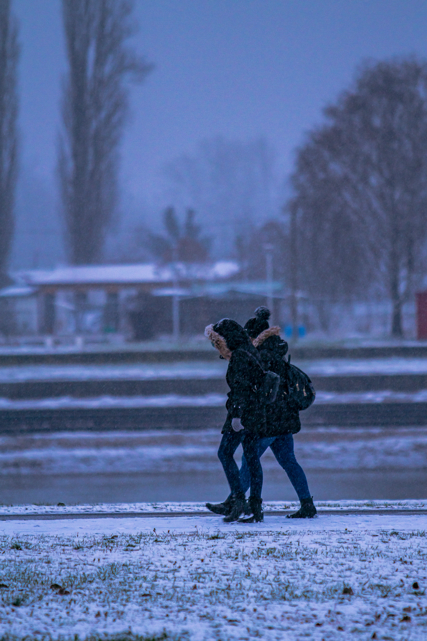 Prvi snijeg zabijelio Osijek Prvi snijeg zabijelio Osijek